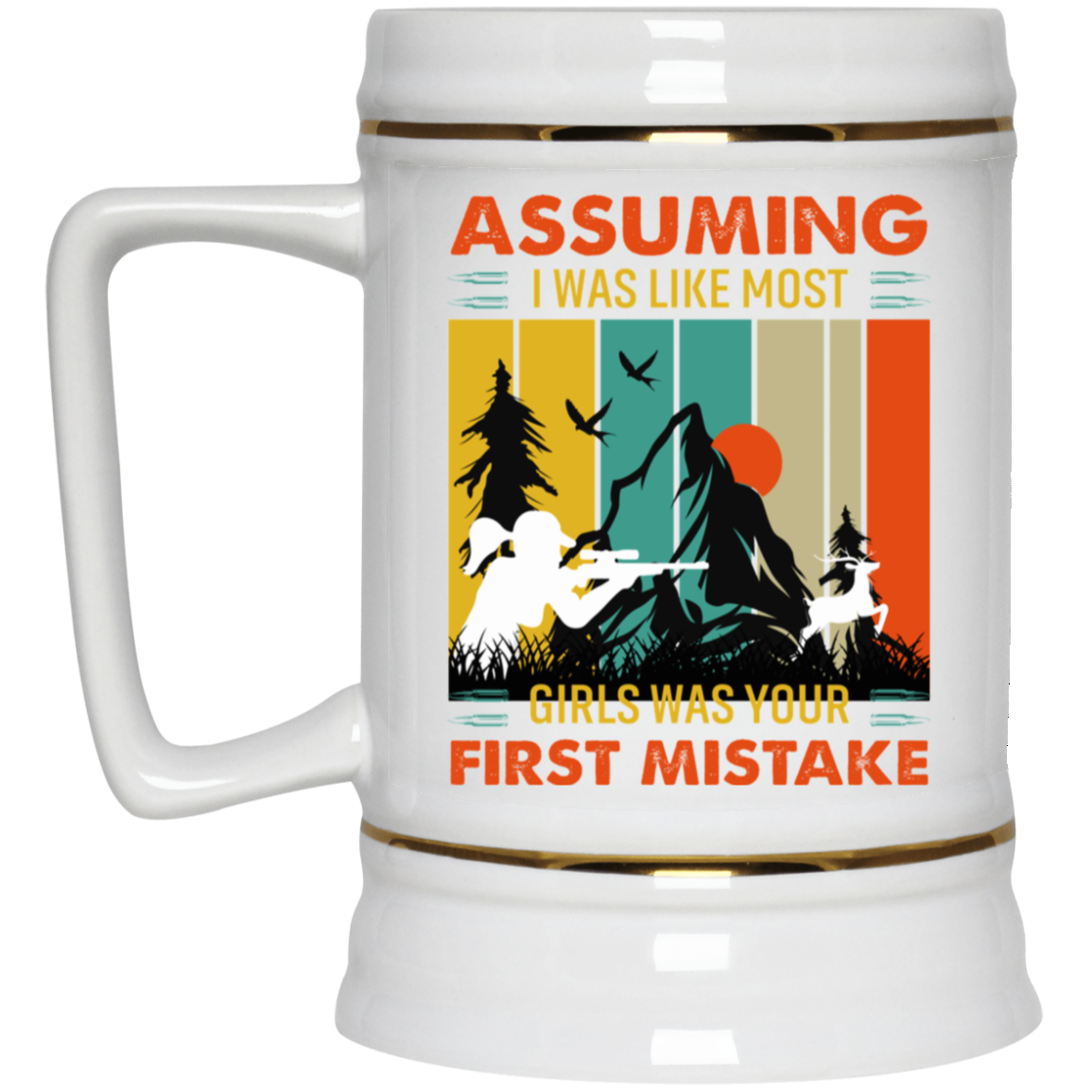 Beer Stein 22oz - Large Capacity Ceramic Mug