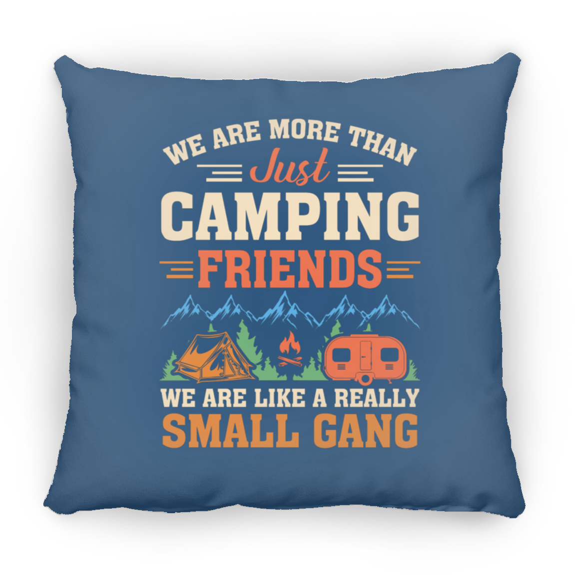 Untitled design Camping Medium Square Pillow