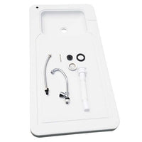 Outdoor Camping Table with Sink & Faucet Station