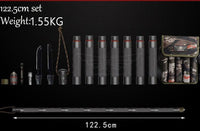 Tactical Hiking Walking Stick Survival Trekking Pole