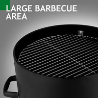 3-Layer Charcoal Smoker Grill for Outdoor BBQ Cooking
