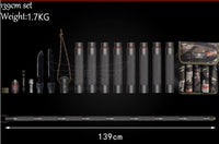 Tactical Hiking Walking Stick Survival Trekking Pole