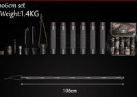 Tactical Hiking Walking Stick Survival Trekking Pole