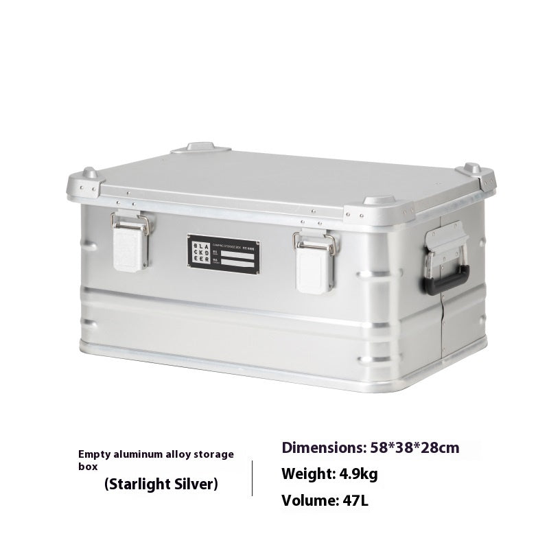 Aluminum Alloy Camping Storage Box – Durable & Portable Organizer for Outdoor Gear