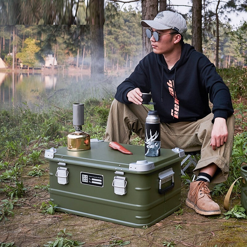Aluminum Alloy Camping Storage Box – Durable & Portable Organizer for Outdoor Gear