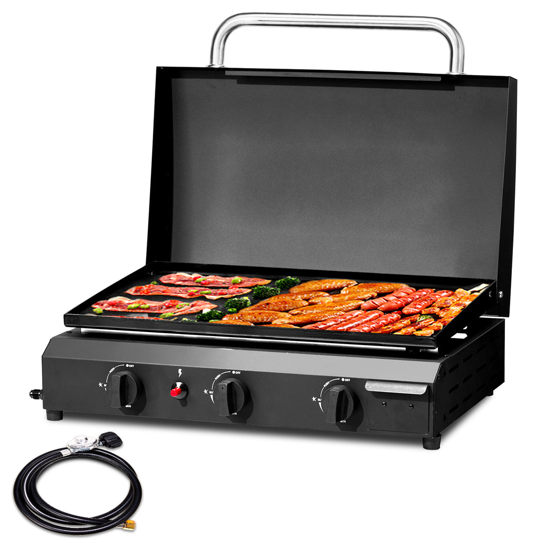 Portable Tabletop Gas Grill – Compact & Easy Outdoor Cooking for Camping, RV & Travel