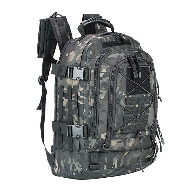 Large Capacity Tactical Backpack for Hiking & Travel