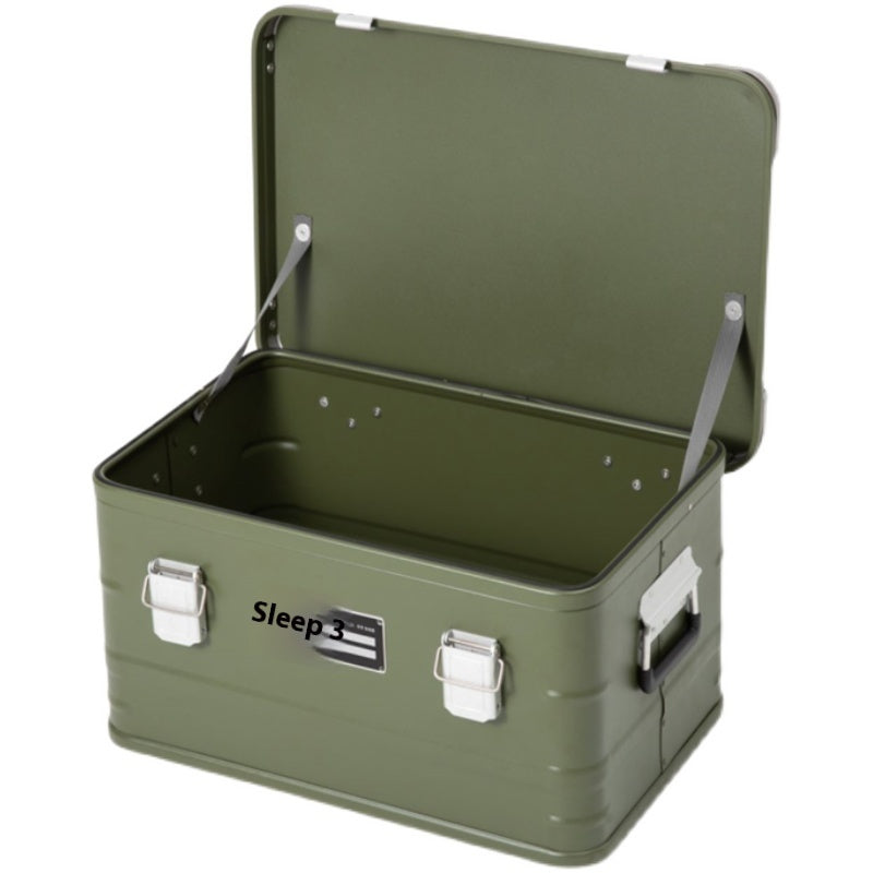 Aluminum Camping Storage Box Outdoor Gear Organizer