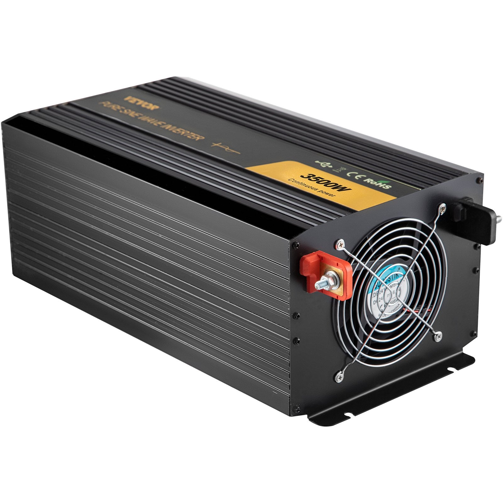 3500W Pure Sine Wave Power Inverter – Reliable 12V to 120V Converter for RV, Car & Solar Systems