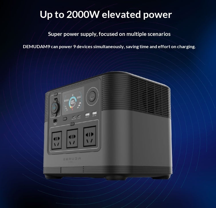 1200W Portable Power Station – High-Capacity LiFePO4 Battery for Camping & Emergency Backup Power
