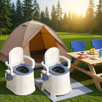 Portable Travel Toilet Chair for Adults & Camping