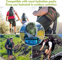 2L Hydration Bladder for Hiking – Leak-Proof Water Reservoir Military Green