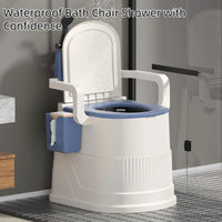 Portable Travel Toilet Chair for Adults & Camping
