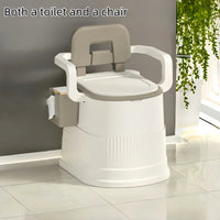 Portable Travel Toilet Chair for Adults & Camping