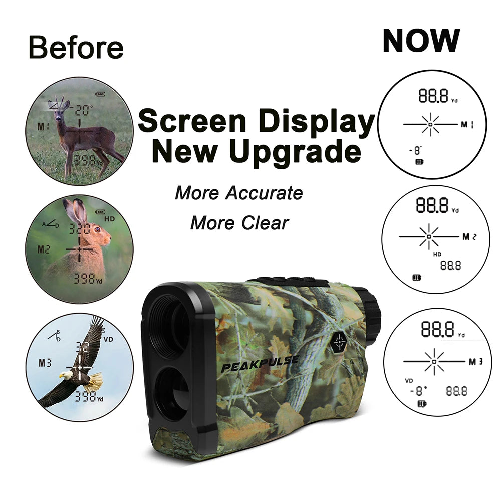 1300 Yard Laser Range Finder for Hunting & Hiking