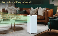 8,000 BTU Portable Air Conditioner – Remote Control AC Unit for Rooms up to 350 Sq. Ft.