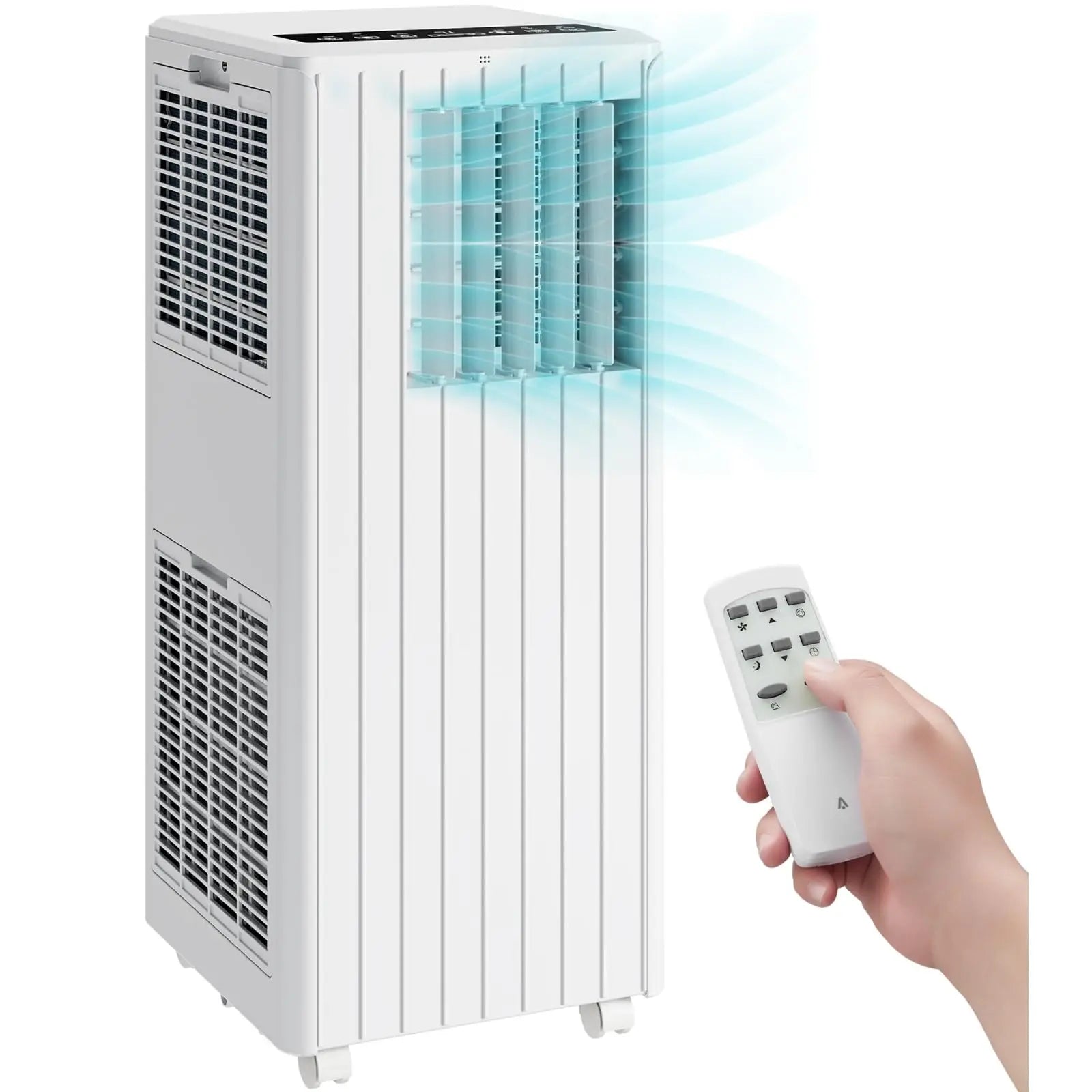 8,000 BTU Portable Air Conditioner – Remote Control AC Unit for Rooms up to 350 Sq. Ft.