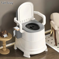 Portable Travel Toilet Chair for Adults & Camping