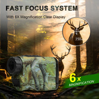 1300 Yard Laser Range Finder for Hunting & Hiking