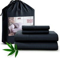 LUX Décor Bamboo Viscose Sheet Set – Soft & Breathable Bamboo Blend Bedding with Deep Pocket Fitted Sheet
