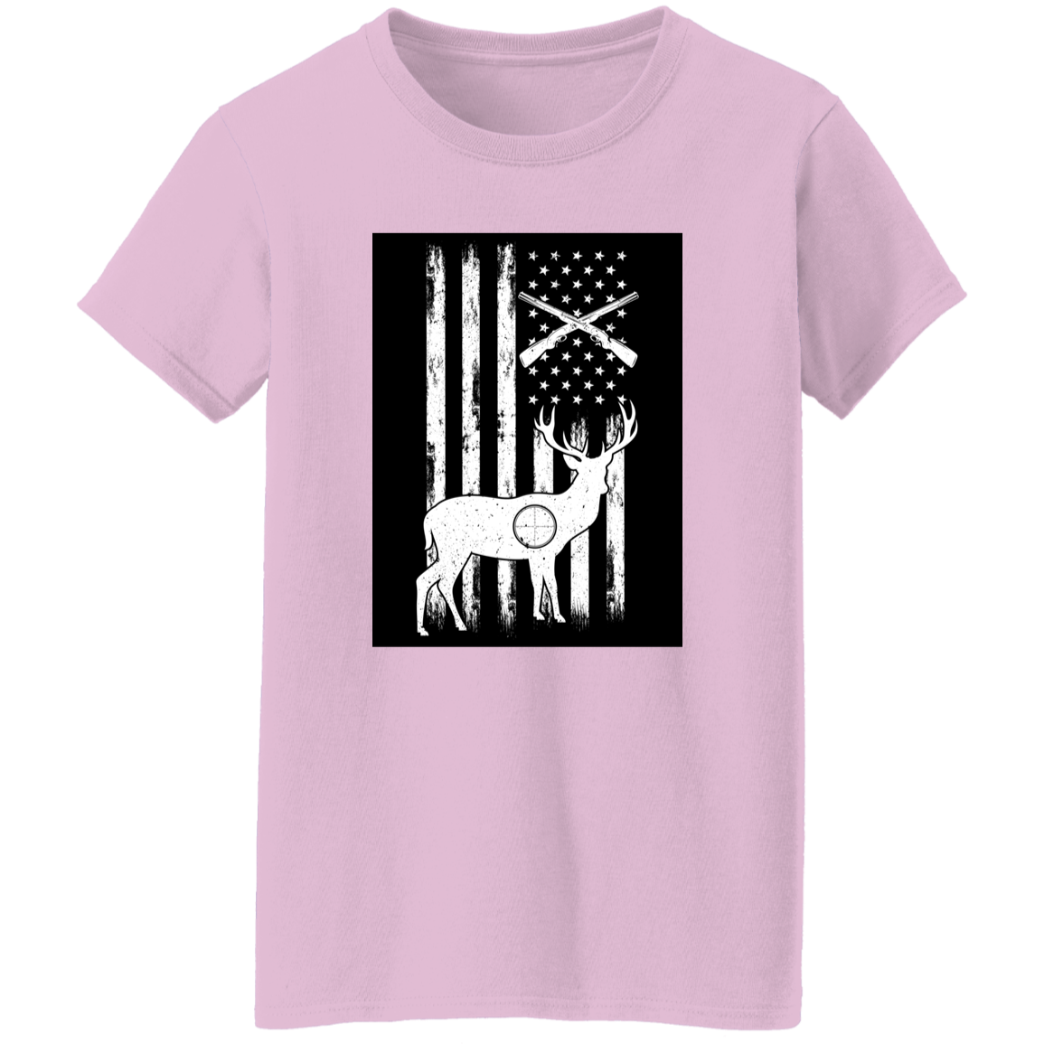 Soft Ladies' T-Shirt with Hunting Theme