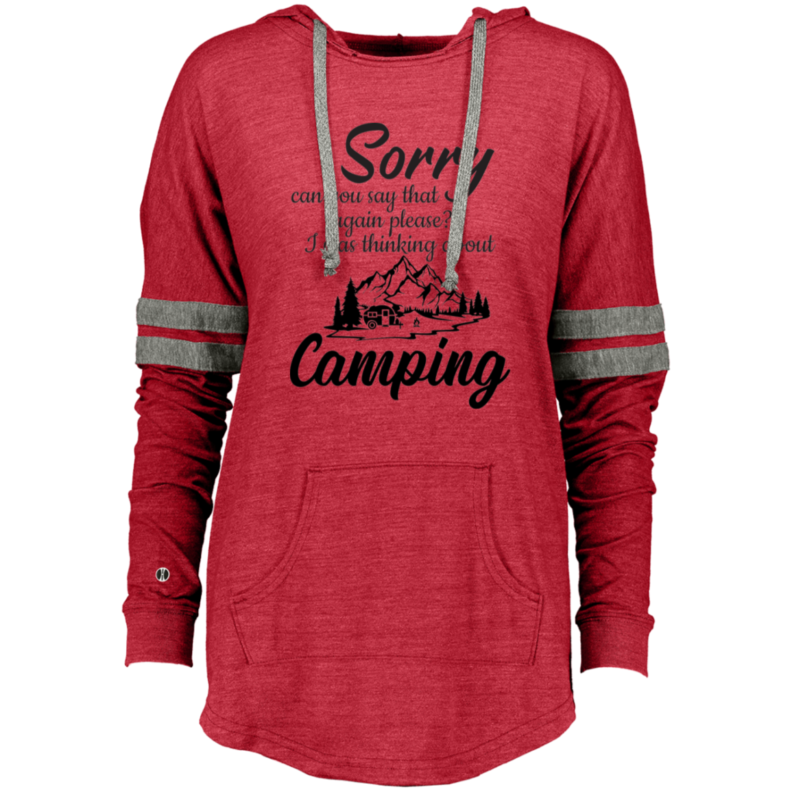 Ladies Hooded Low Key Pullover