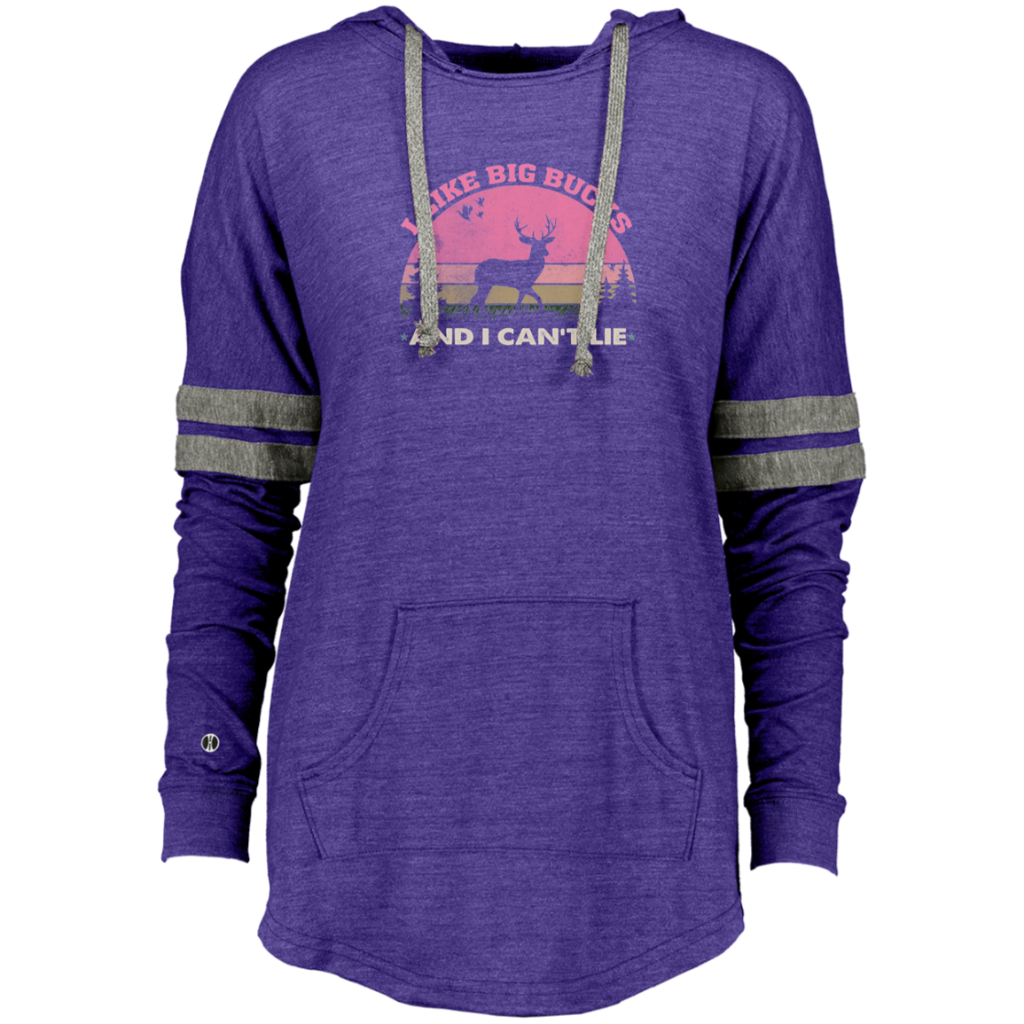 Ladies Hooded Low Key Pullover