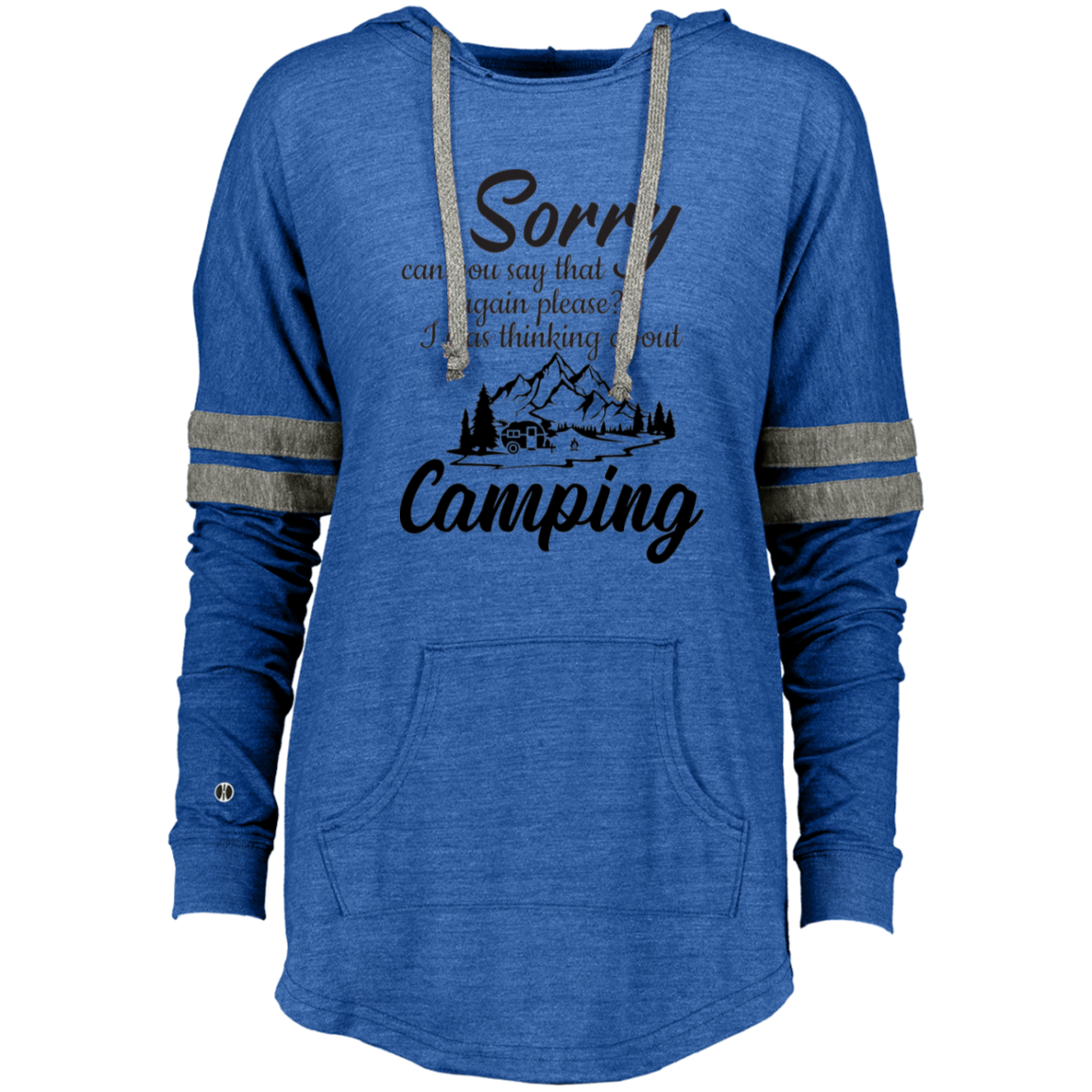 Ladies Hooded Low Key Pullover