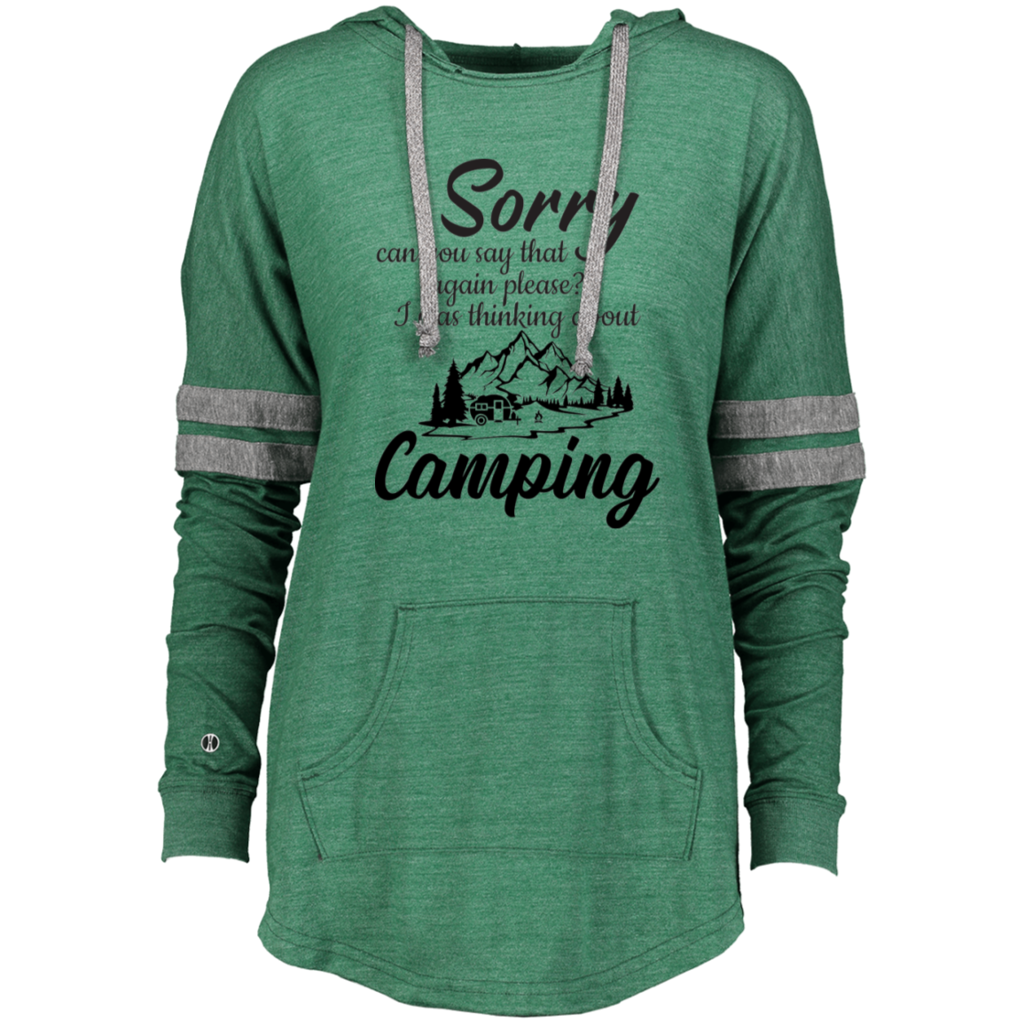 Ladies Hooded Low Key Pullover