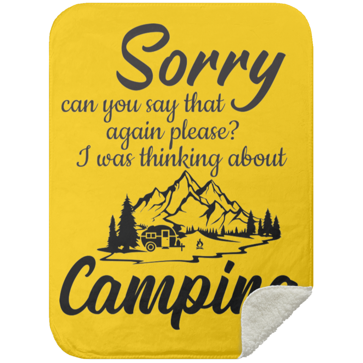 MSHS Mink Sherpa Blanket 30x40