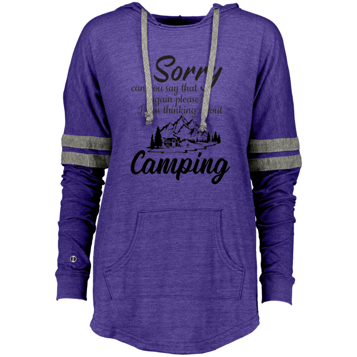 Ladies Hooded Low Key Pullover