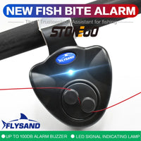 Electronic Fishing Bite Alarm – Loud LED Buzzer Indicator for Day & Night Fishing