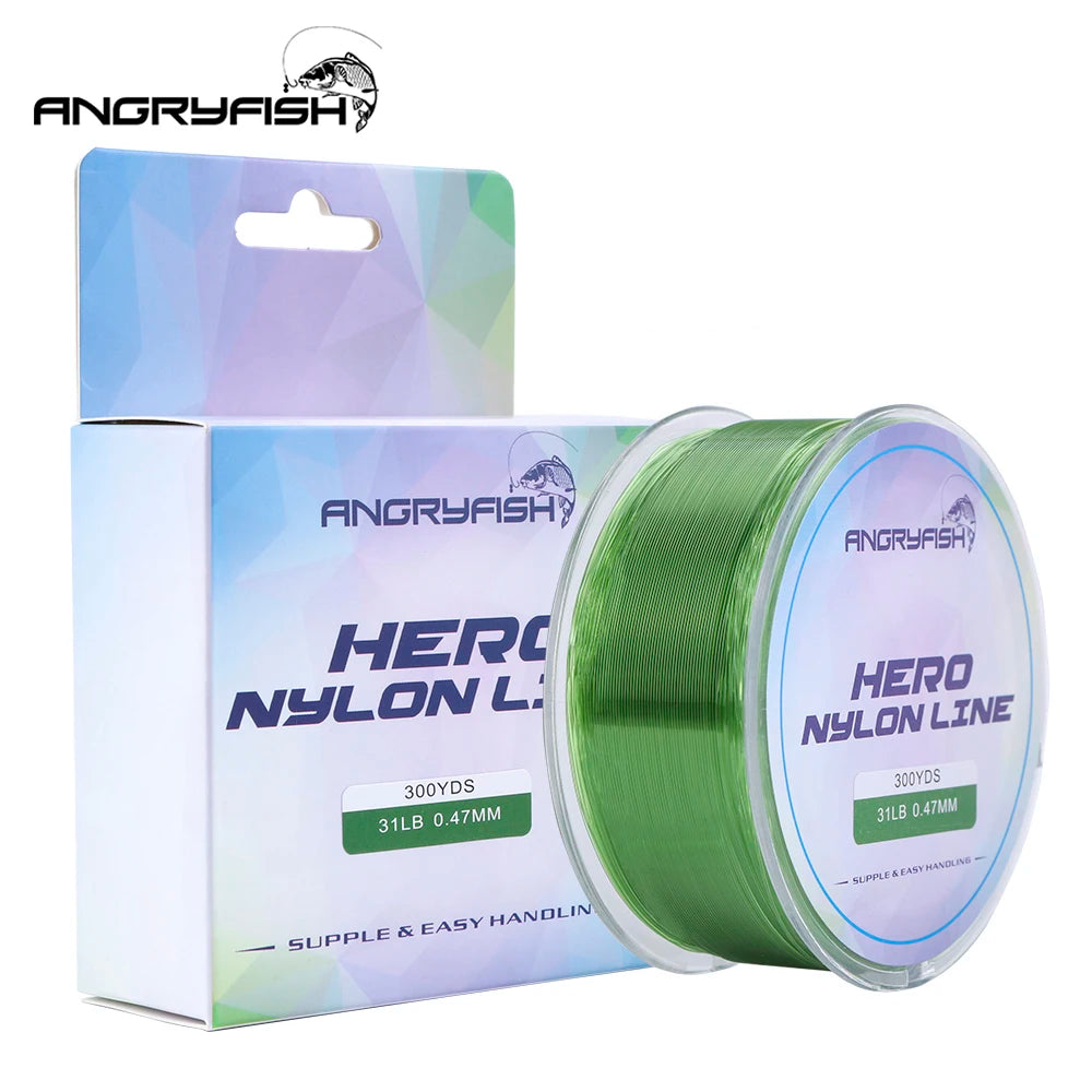 Super Strong Nylon Fishing Line – Heavy Duty Monofilament Fishing Wire (300YD)
