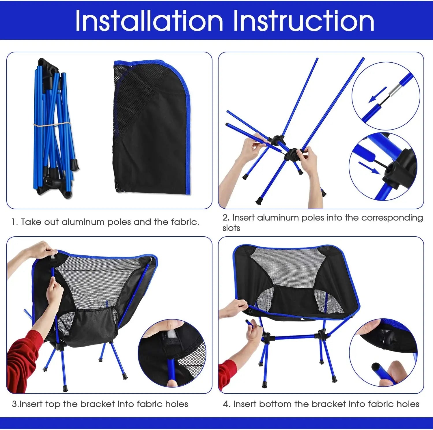 Portable Folding Chair – Ultralight Aluminum for Camping & Hiking | Field to Peak.