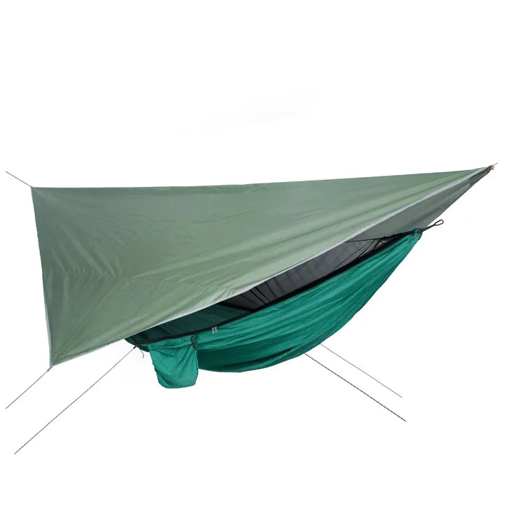 Camping Hammock with Mosquito Net & Rain Fly