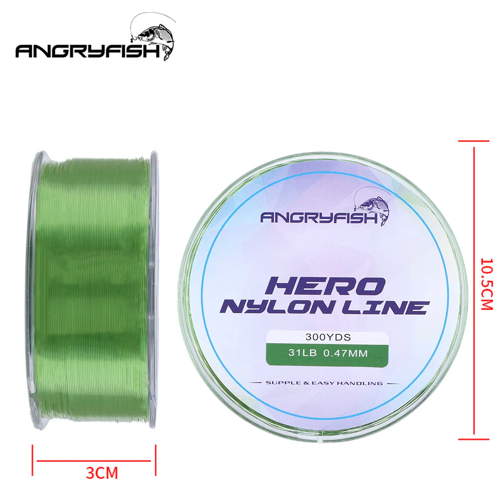 Super Strong Nylon Fishing Line – Heavy Duty Monofilament Fishing Wire (300YD)