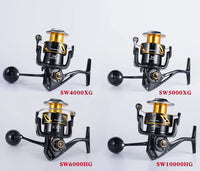 Full Metal Saltwater Spinning Jigging Reel – Heavy Duty Ocean Fishing Reel with 35KG Drag