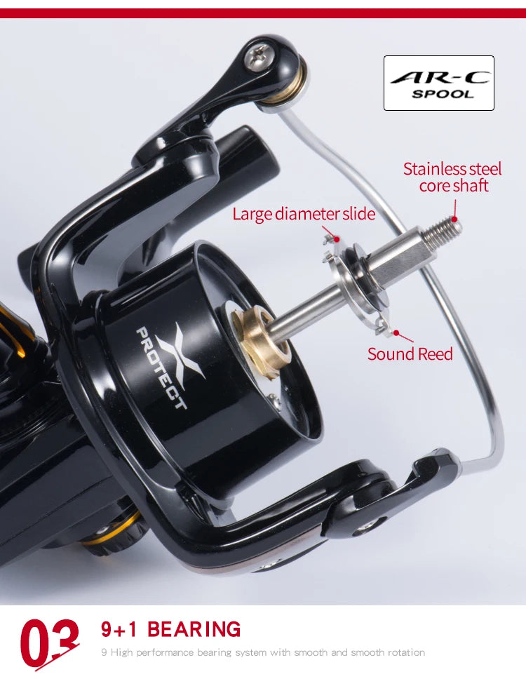 Full Metal Saltwater Spinning Jigging Reel – Heavy Duty Ocean Fishing Reel with 35KG Drag
