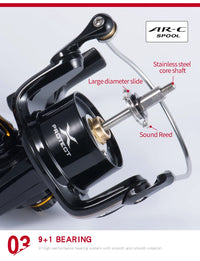 Full Metal Saltwater Spinning Jigging Reel – Heavy Duty Ocean Fishing Reel with 35KG Drag