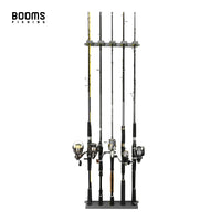 Heavy Duty Wall Fishing Rod Holder Rack – Vertical Storage Organizer for Up to 10 Rods
