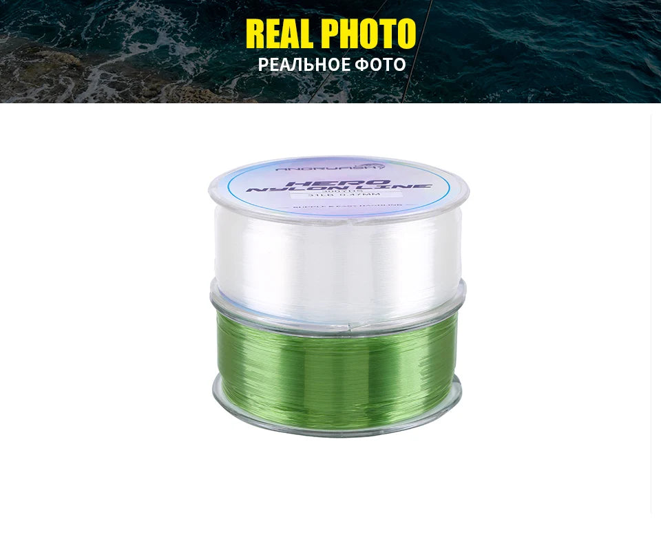 Super Strong Nylon Fishing Line – Heavy Duty Monofilament Fishing Wire (300YD)