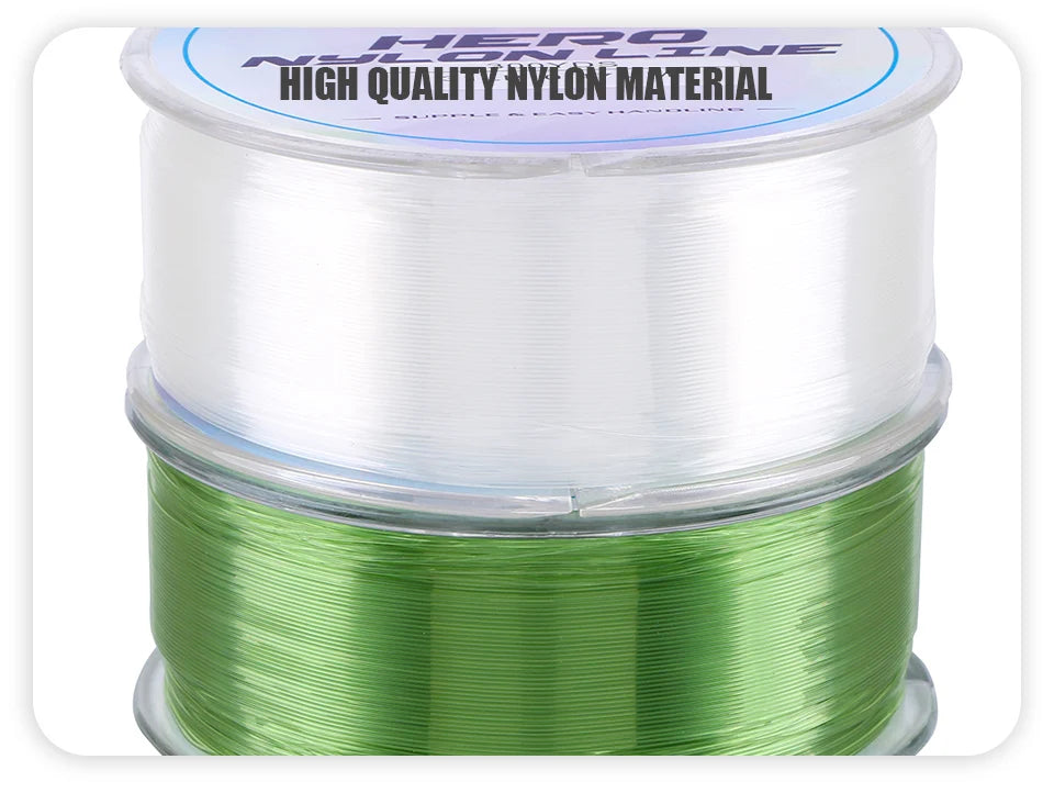 Super Strong Nylon Fishing Line – Heavy Duty Monofilament Fishing Wire (300YD)