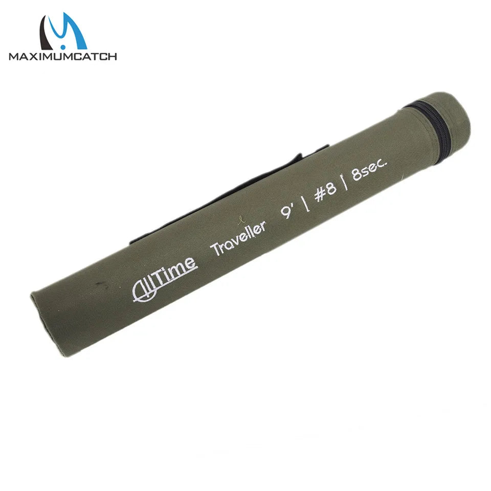 Ultra Compact Carbon Fiber Travel Fly Rod – Fast Action Freshwater Fly Fishing Pole