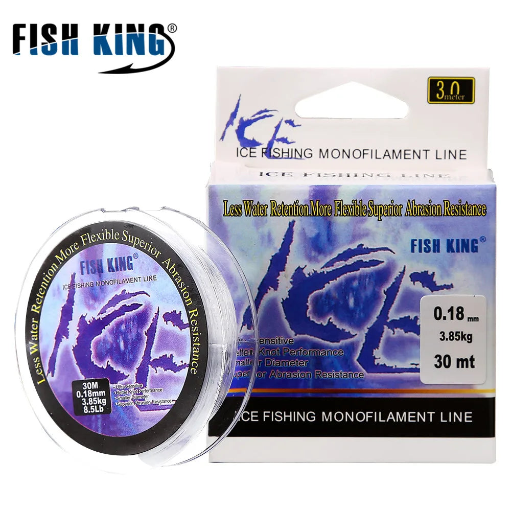 Heavy Duty Nylon Ice Fishing Line – Super Strong Monofilament Fishing Wire for Ice Lake Fishing