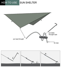 Camping Hammock with Mosquito Net & Rain Fly