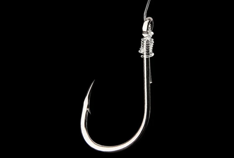Heavy Duty Fishing Hooks Set – High Carbon Steel Barbed Fishhooks with Storage Box