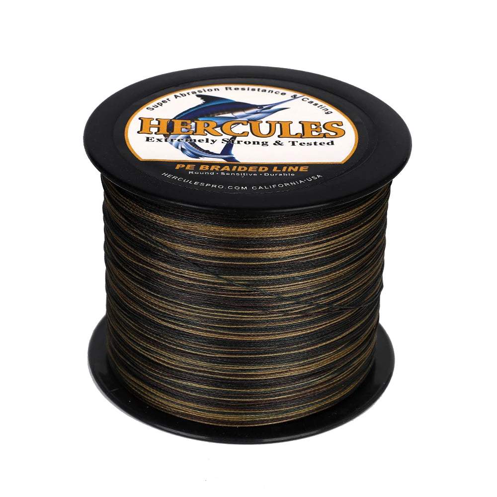 Hercules 12 Strands Braided Fishing Line – 300M-1000M, 10-200LB | Field to Peak.