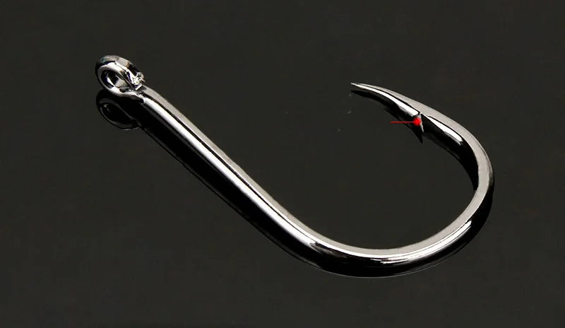Heavy Duty Fishing Hooks Set – High Carbon Steel Barbed Fishhooks with Storage Box