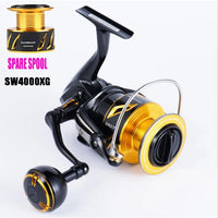 Full Metal Saltwater Spinning Jigging Reel – Heavy Duty Ocean Fishing Reel with 35KG Drag