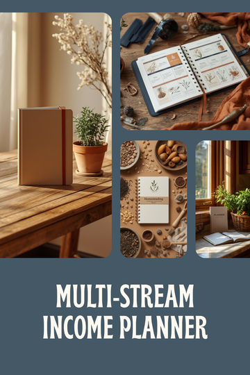 Multi-Stream Homestead Income Planner printable PDF by Field to Peak